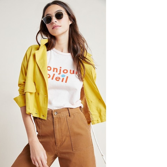 NEW Anthropologie Lucille Cropped Anorak - Picture 5 of 7